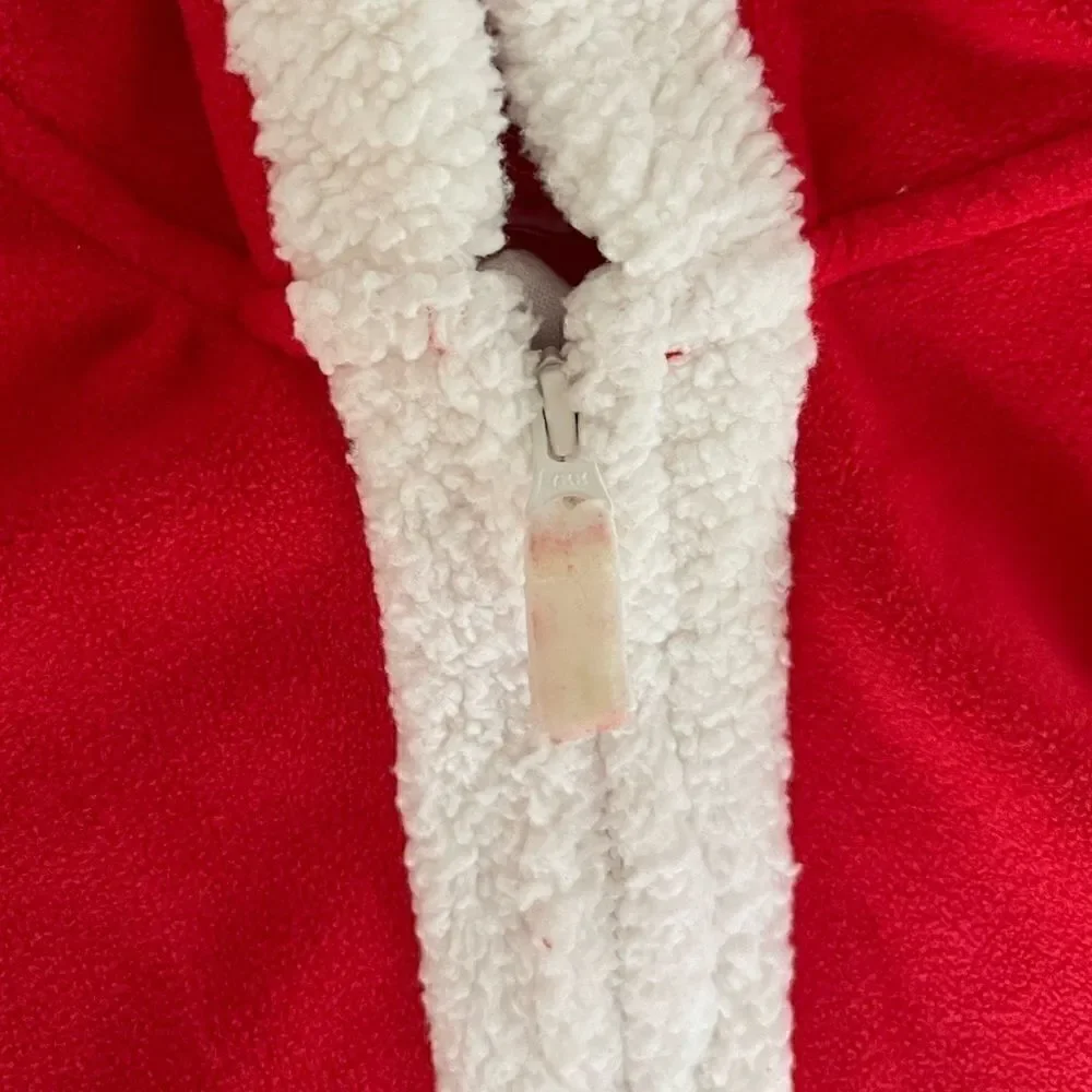 Carter’s Baby Red Santa Fleece Jumpsuit